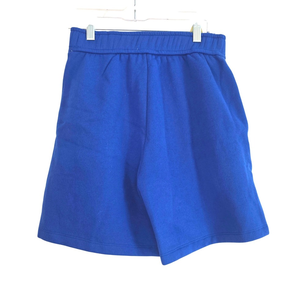 Princess Polly Royal Blue Fleece Sweat Shorts Elastic Waist Size 6 AU